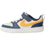 Zapatillas Nike Court Borough Low Recraft "Midnight Navy Orange Peel"