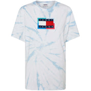 Tommy Jeans Relaxed Tie Dye Flag Tee Short Sleeve T-Shirt