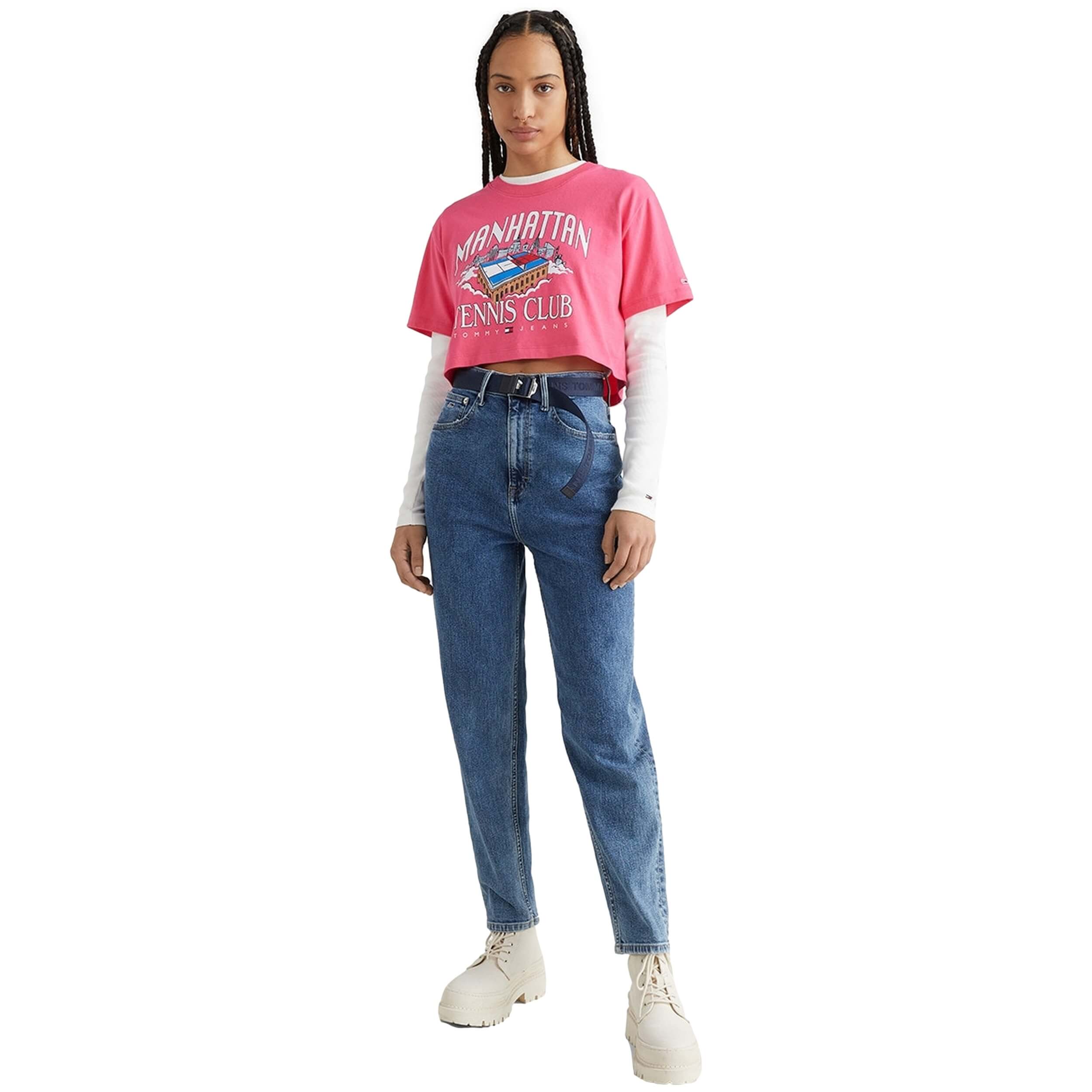 Tommy Jeans Crop Top Short Sleeve T-Shirt