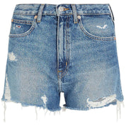 Pantalon Corto Tommy Jeans Distressed Frayed Hem Denim Hotpants