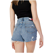 Pantalon Corto Tommy Jeans Distressed Frayed Hem Denim Hotpants