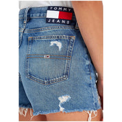 Pantalon Corto Tommy Jeans Distressed Frayed Hem Denim Hotpants