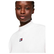 Camiseta De Manga Larga Tommy Hilfiger Garment Dye Cropped