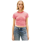 Camiseta De Manga Corta Tommy Hilfiger Tjw Slim Essential Rib Ss Ext