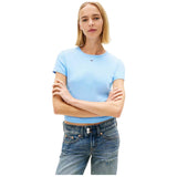 Camiseta De Manga Corta Tommy Hilfiger Tjw Slim Essential Rib Ss Ext