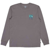 Camiseta De Manga Larga Billabong Stamp "Pewter"