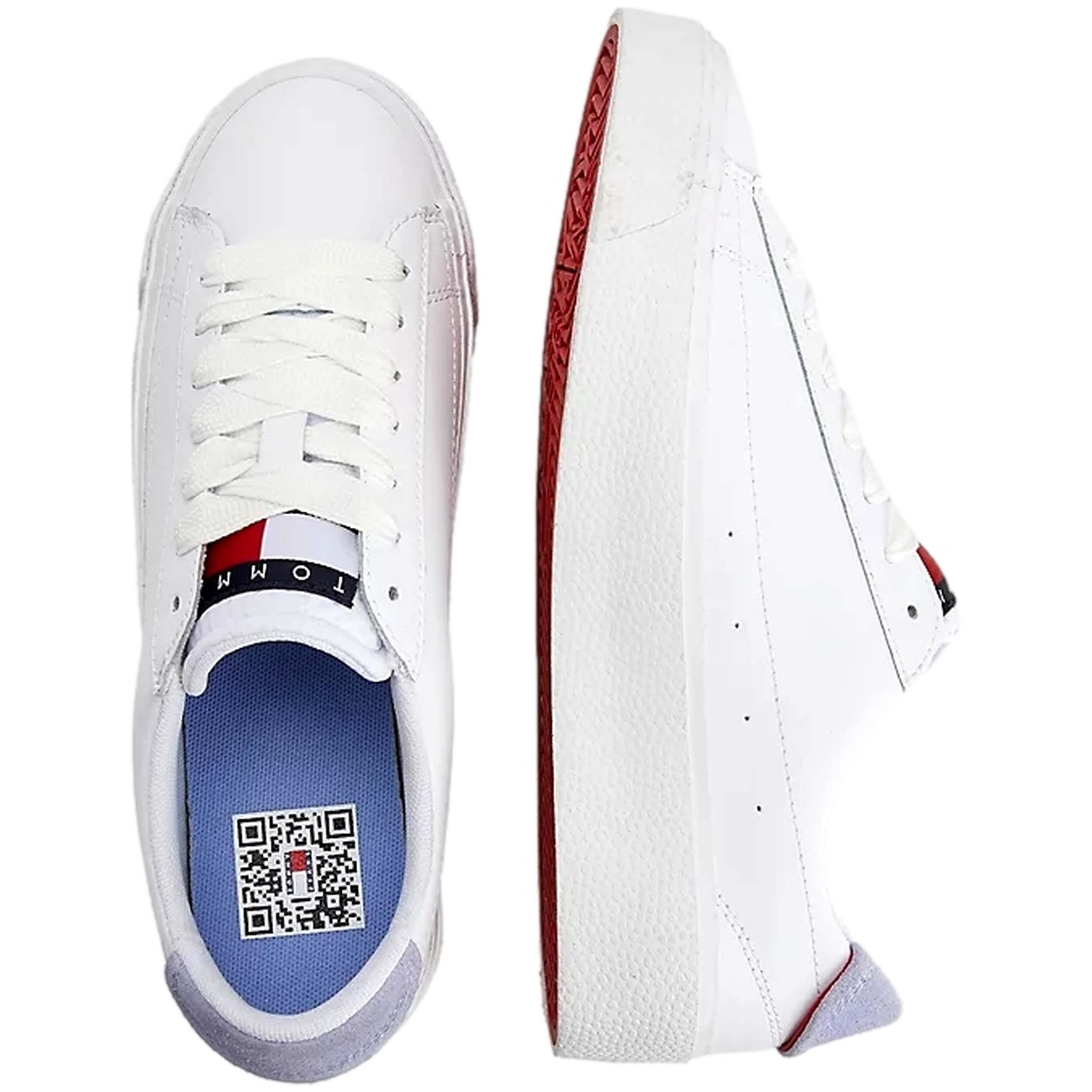 Tommy Jeans Vulcanized Leather Sneakers