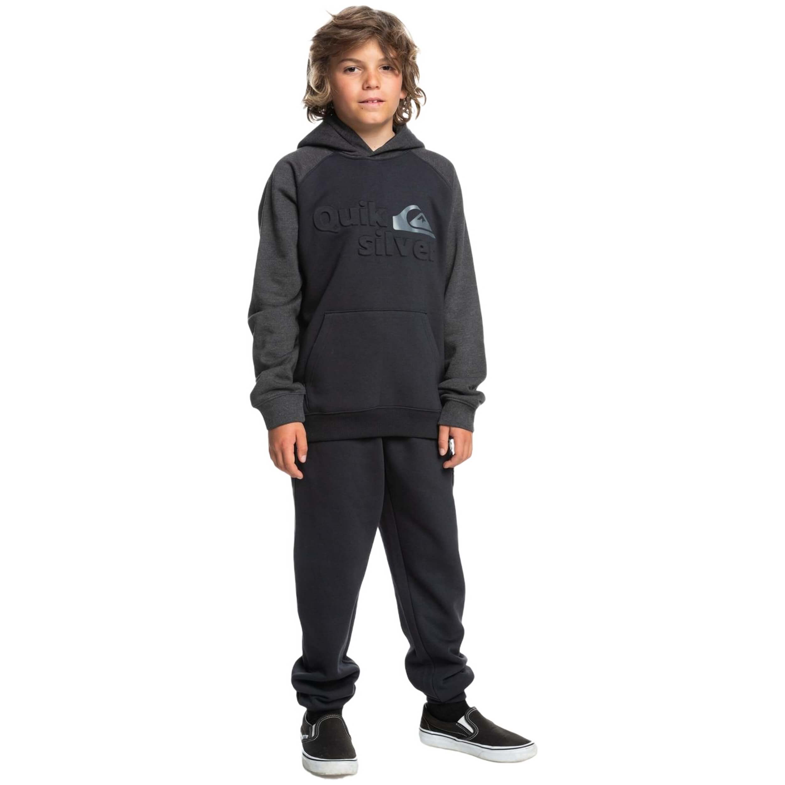 Sudadera Con Capucha Quiksilver Age Of Blue Emboss
