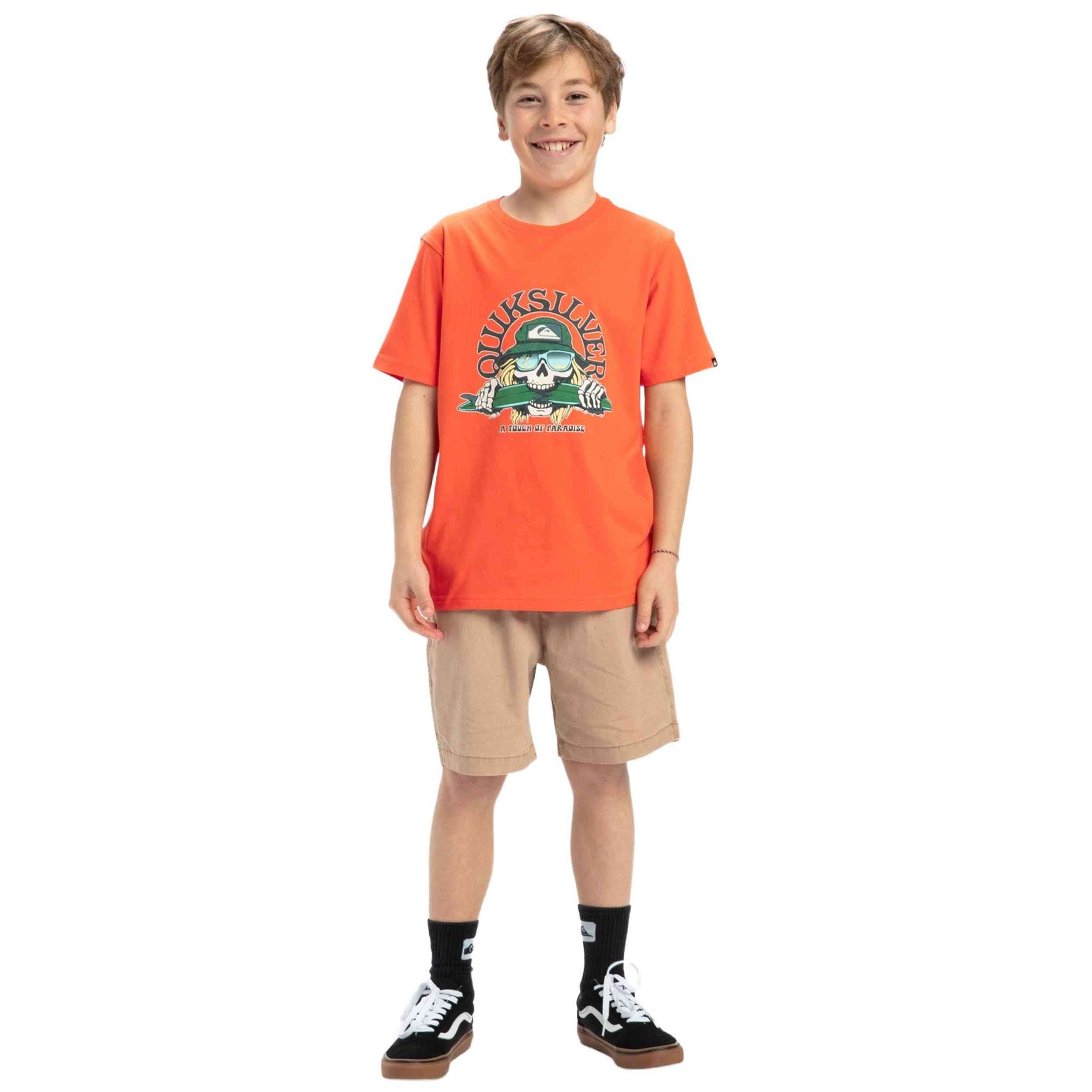 Camiseta De Manga Corta Quiksilver Ev Skull Feast