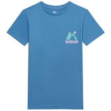 Camiseta De Manga Corta Quiksilver Peak "Provincial Blue - Solid"