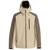 Chaqueta Quiksilver Mission Block "Beige Claro Marrón"