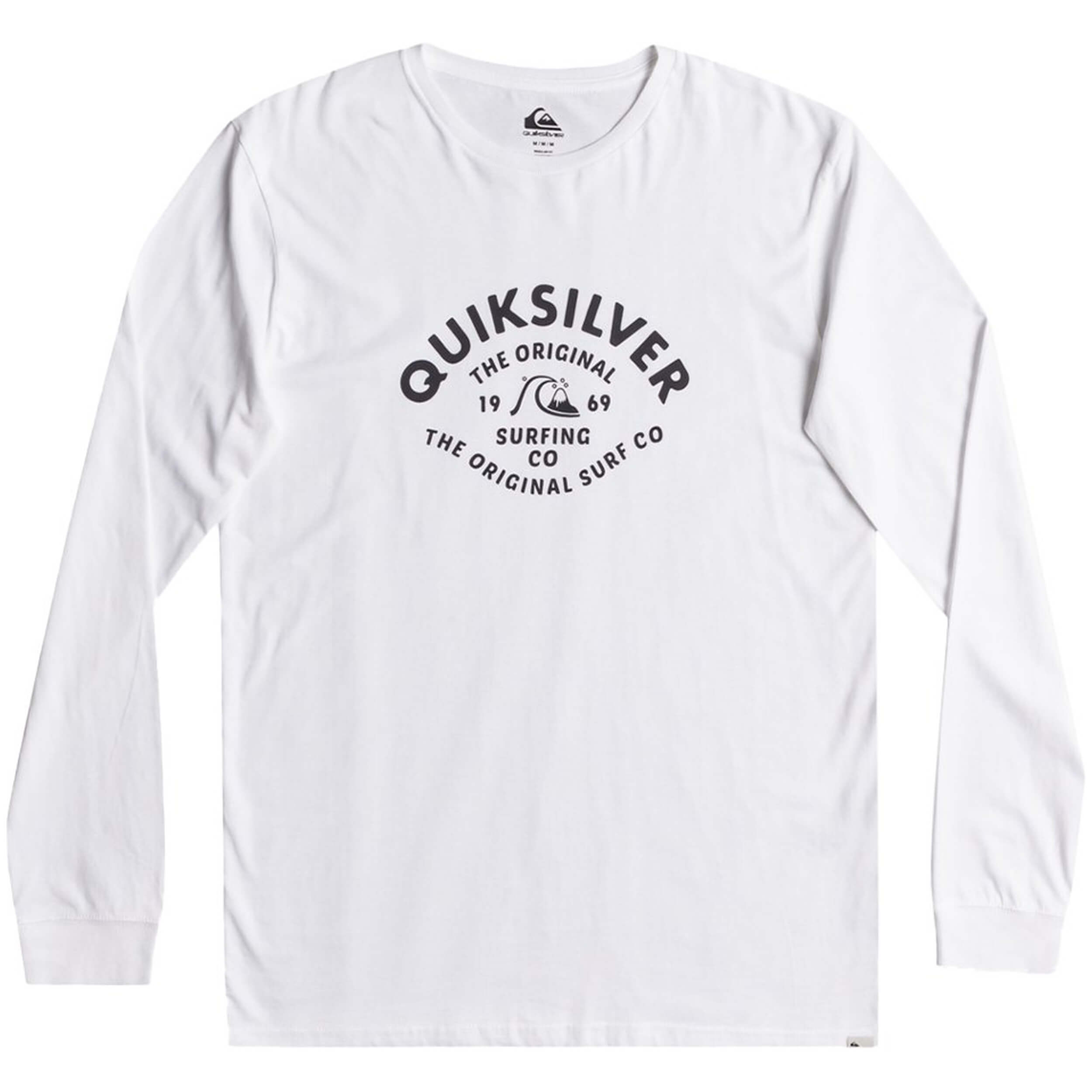 Camiseta De Manga Larga Quiksilver Scripttalk Wbb0