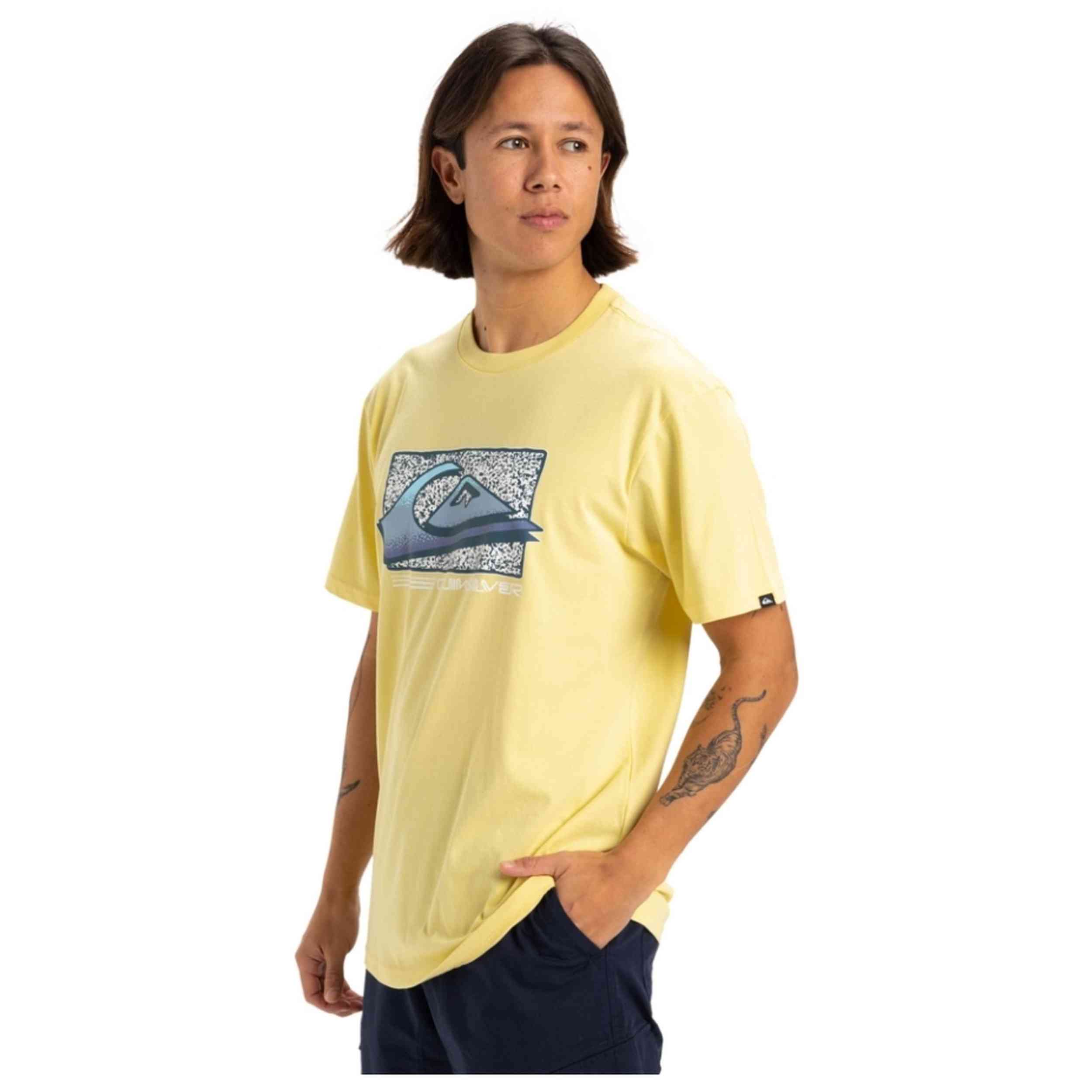 Camiseta De Manga Corta Quiksilver Retro Fade