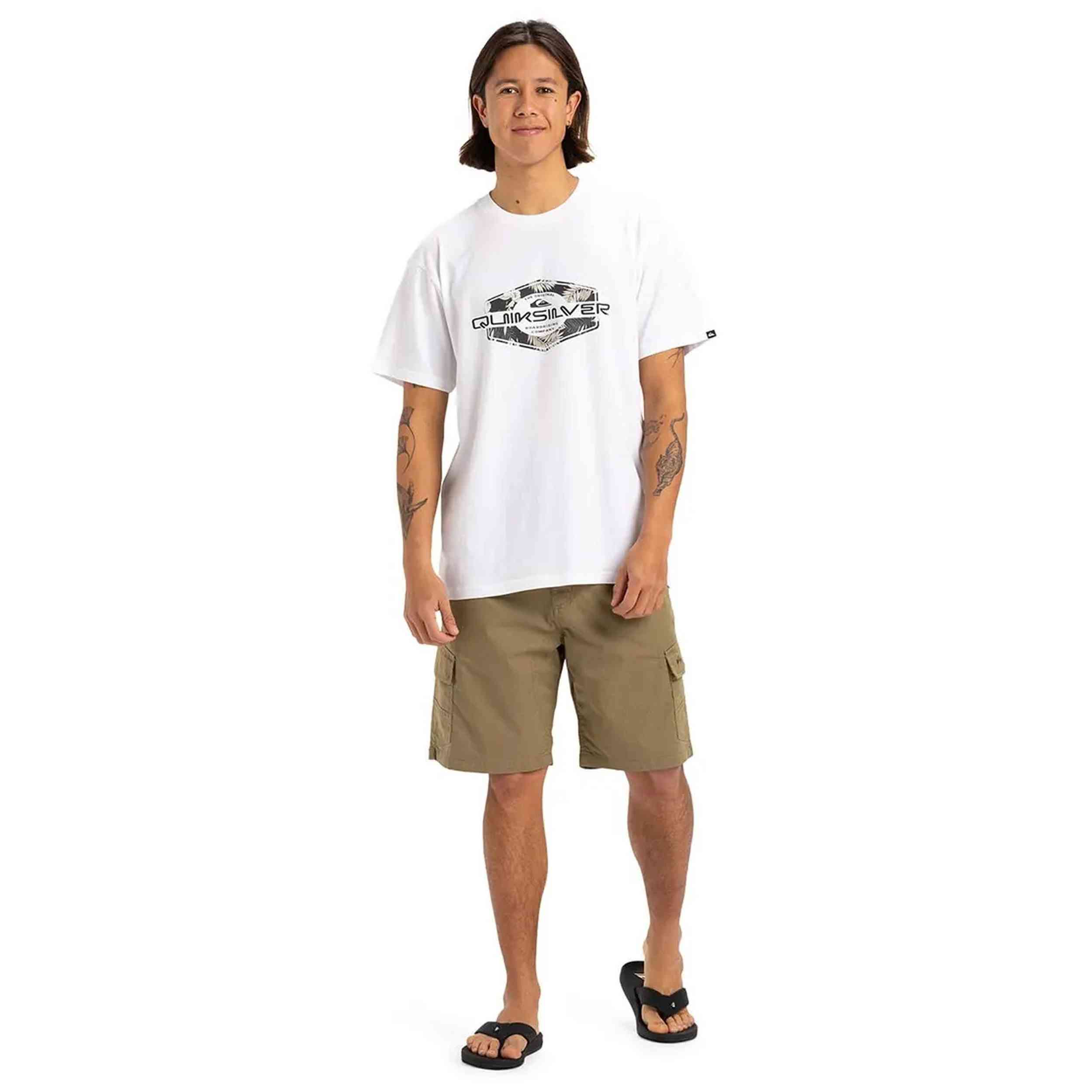 Camiseta De Manga Corta Quiksilver Locked Up