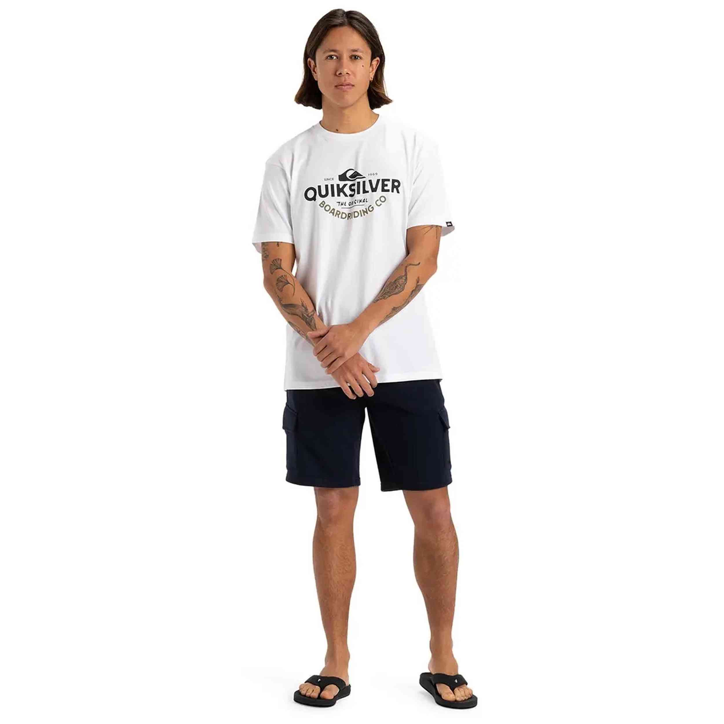 Camiseta De Manga Corta Quiksilver Typed Out