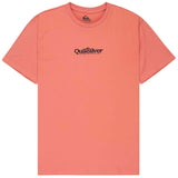 Camiseta De Manga Corta Quiksilver Fineline "Salmon"