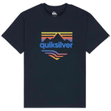 Camiseta De Manga Corta Quiksilver Ev Horizon Fade "Azul Marino Naranja"