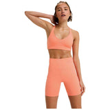 Malla Corta Roxy Heart Into It Biker "Coral Chic"