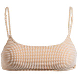 Top De Bikini Roxy Gingham "Marrón"
