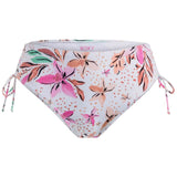Braguita De Bikini Roxy Printed Beach Classics High "Blanco Rosa Naranja"