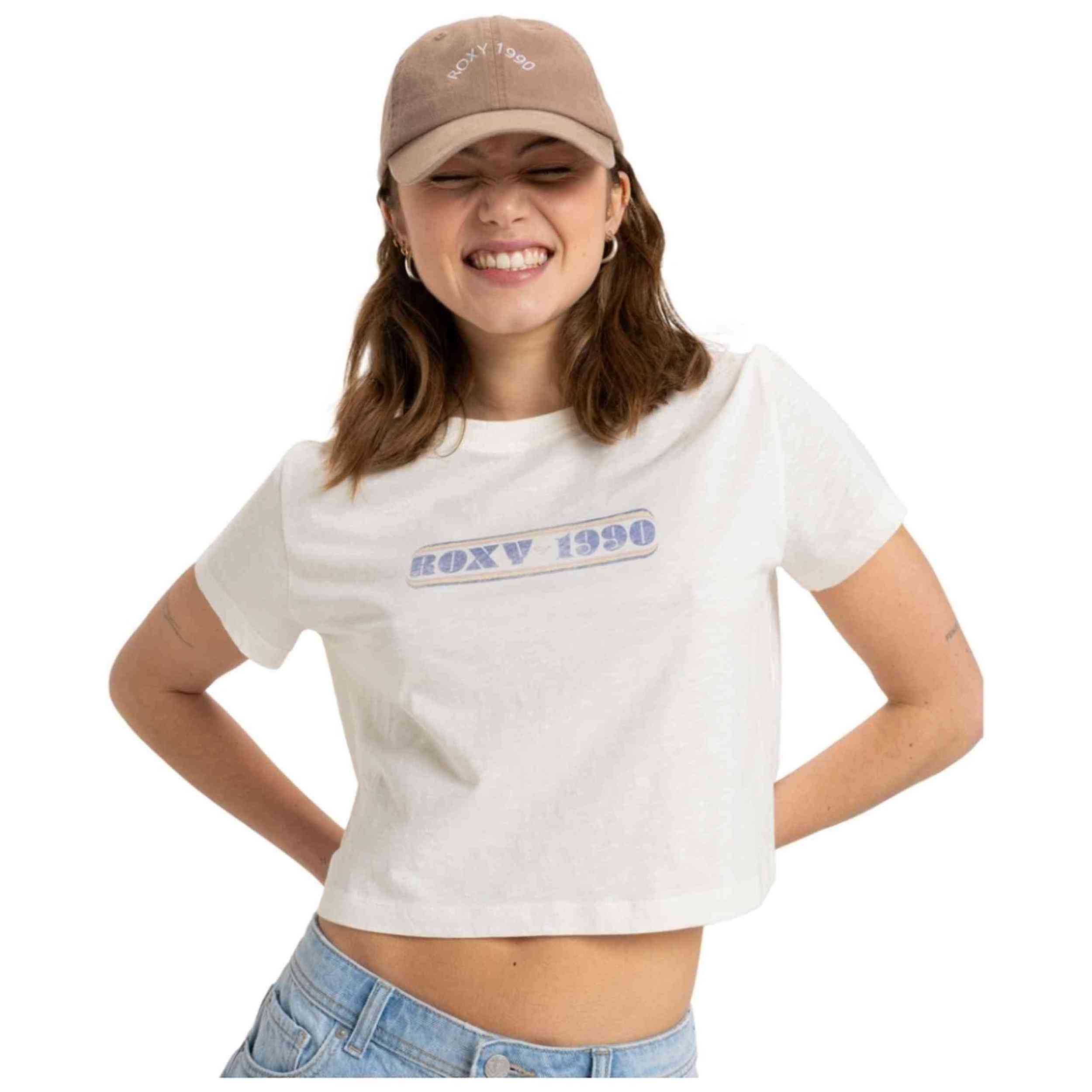 Camiseta De Manga Corta Roxy Magic Swell Crop