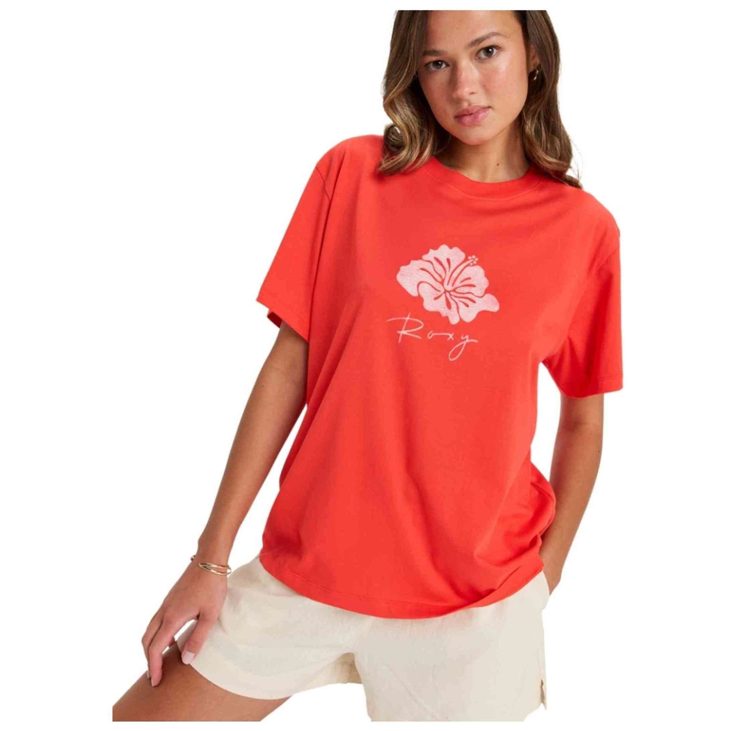 Camiseta De Manga Corta Roxy Hangloose The Sky