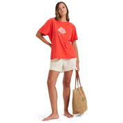 Camiseta De Manga Corta Roxy Hangloose The Sky