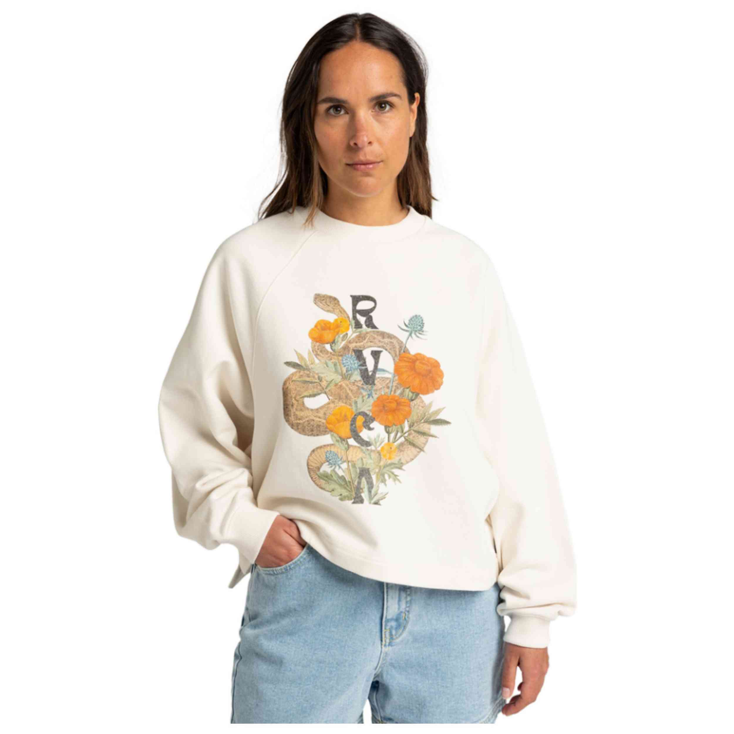 Sudadera Rvca Wildflower Snake
