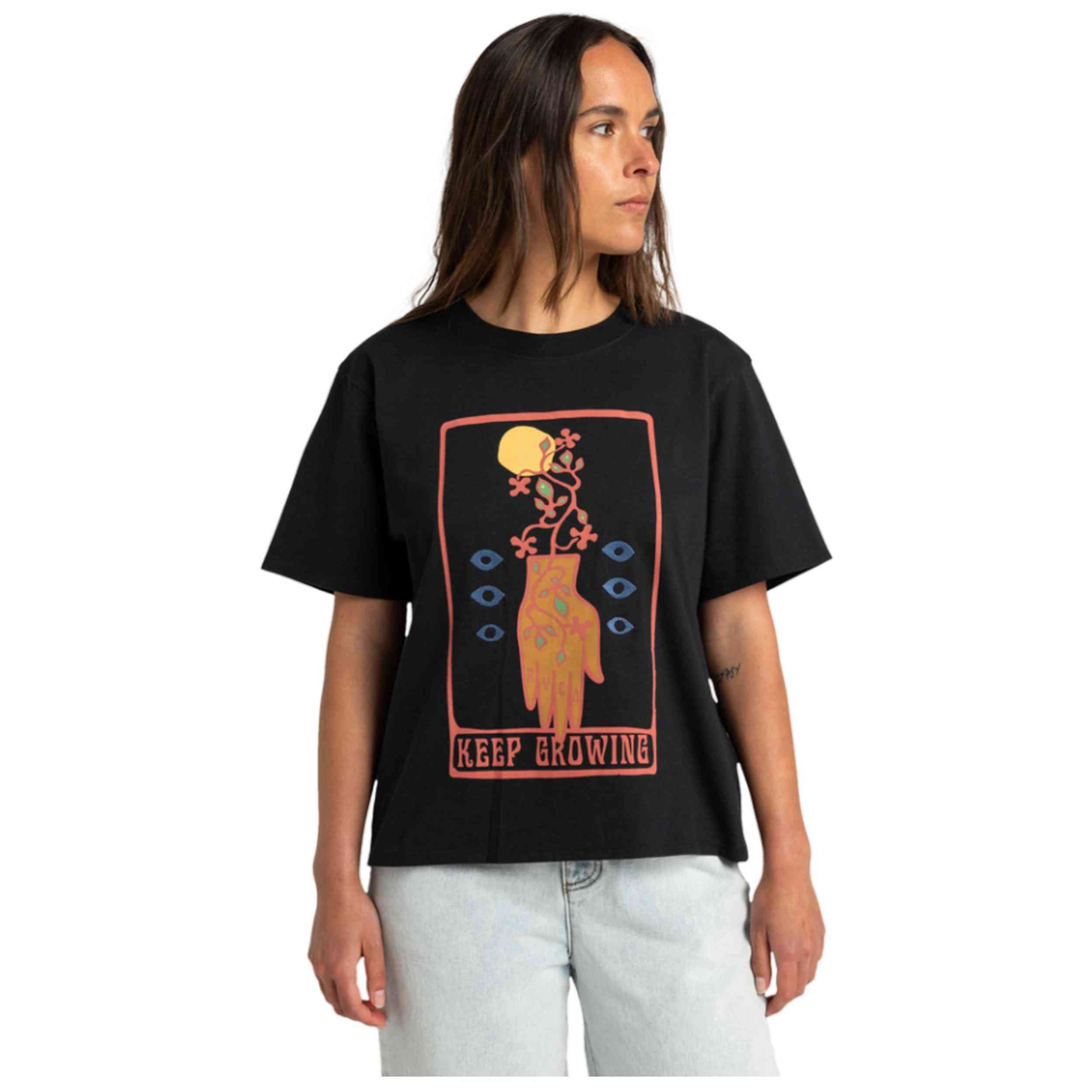 Camiseta De Manga Corta Rvca Keep Growing