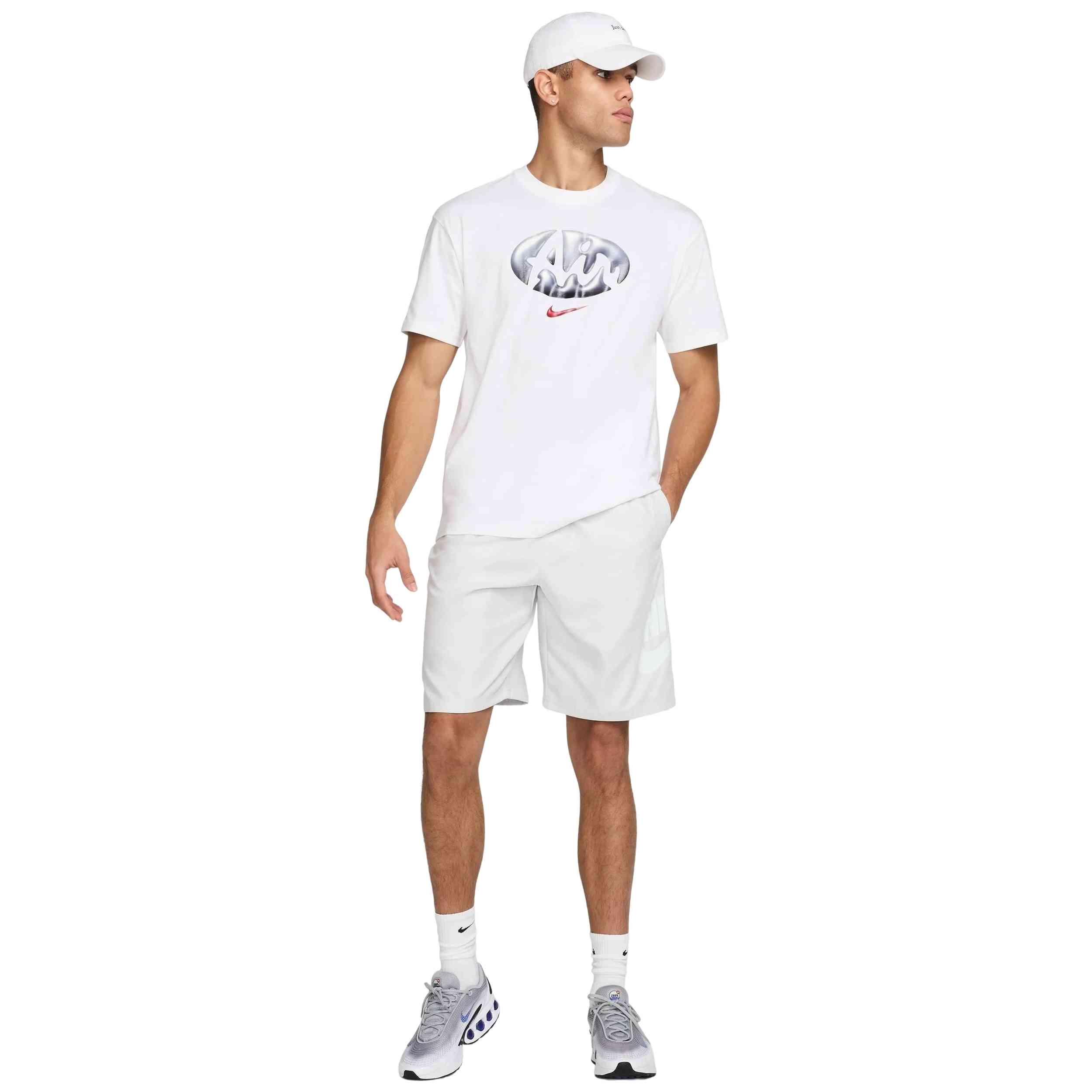 Pantalon Corto Nike Club Woven "Blanco"