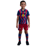 Conjunto Nike Nike Fc Barcelona 2025/26 Stadium Fourth Little Kids’ Soccer Replica 3-Piece Kit