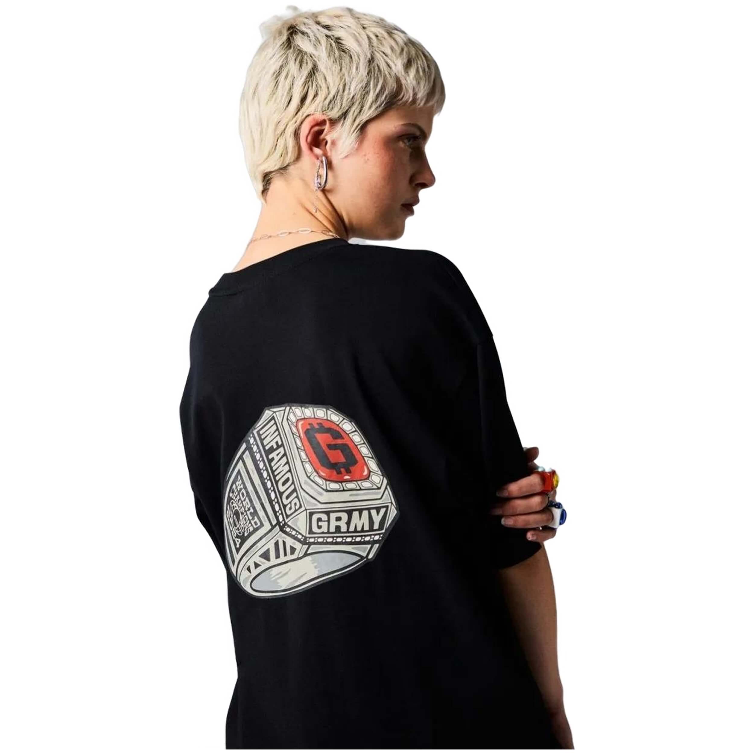 Camiseta De Manga Corta Grimey Deeper