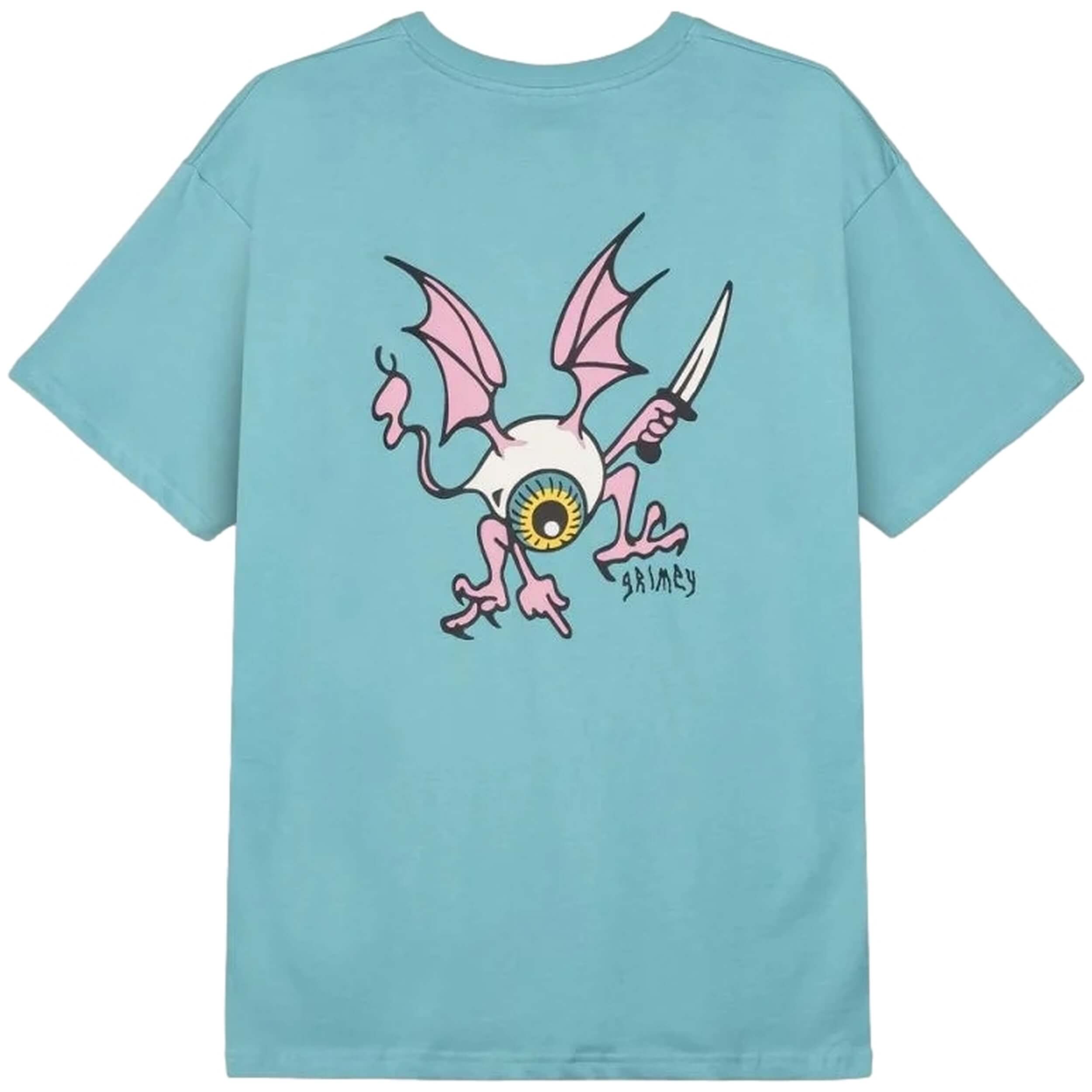 Camiseta De Manga Corta Grimey Ga735-Blu