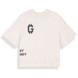 Camiseta De Manga Corta Grimey Get Money "Off White"