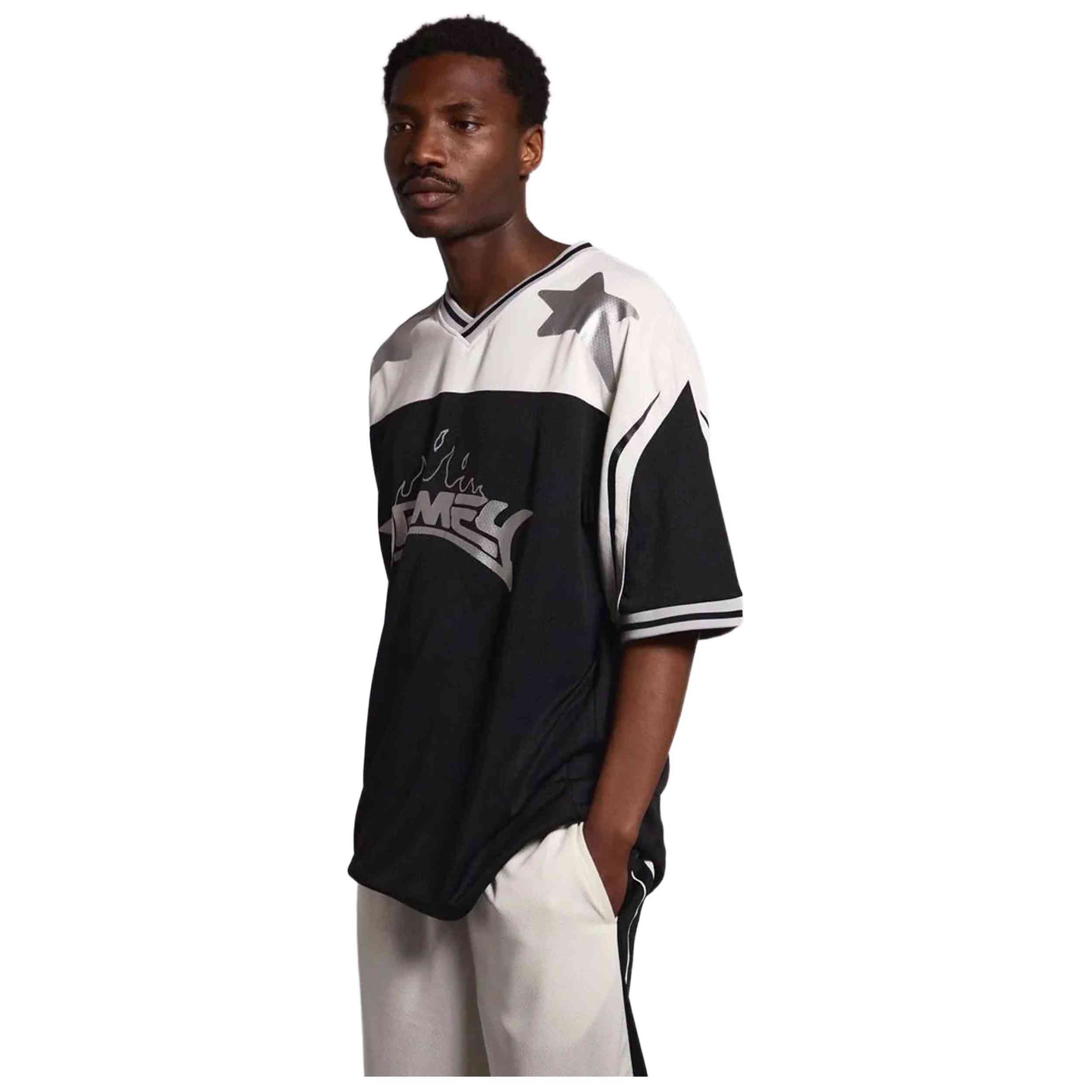 Camiseta De Manga Corta Grimey Infamous Deeper V Neck Oversized