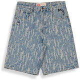 Bermudas Grimey Droppi Science Jacquard Baggy Denim