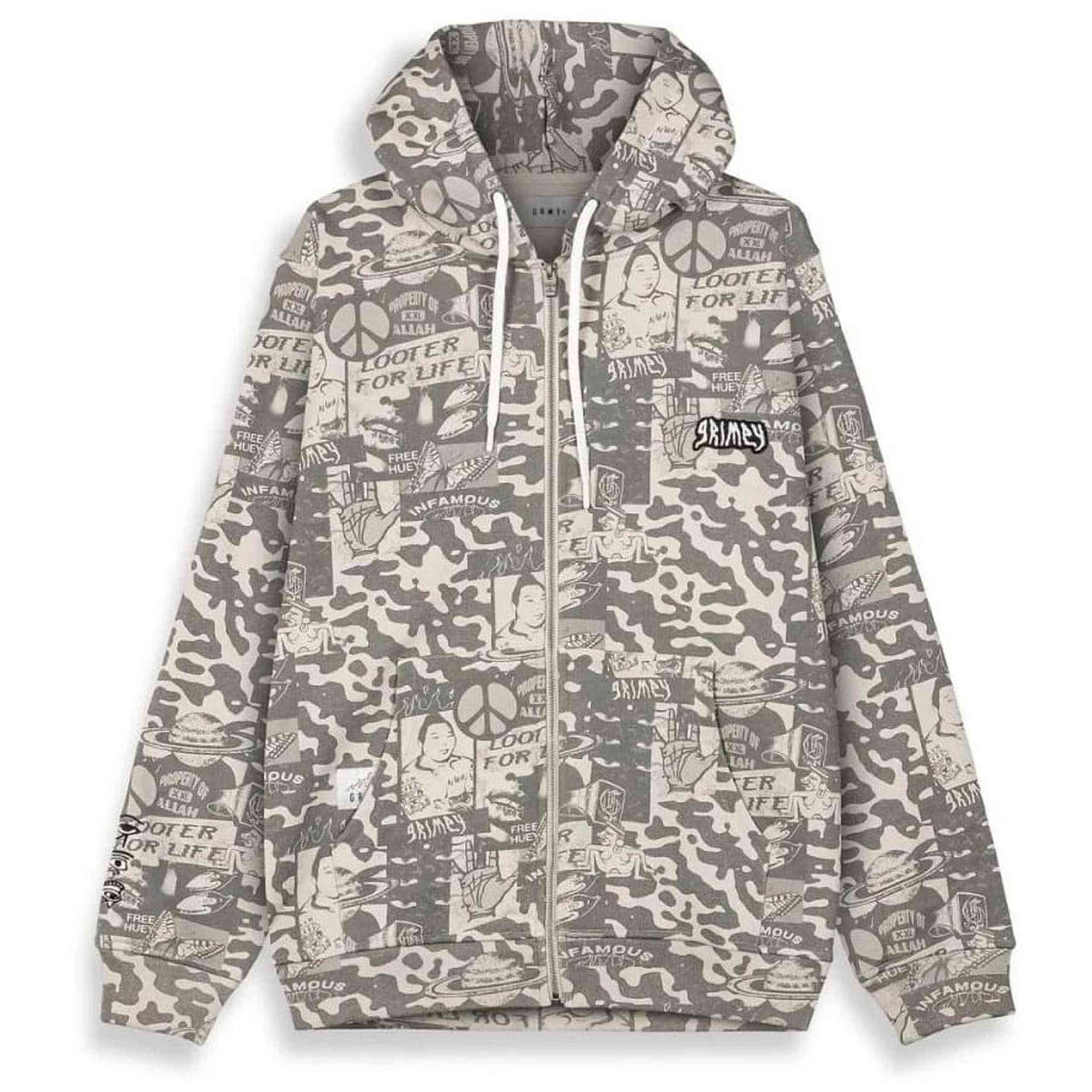 Sudadera Con Capucha Grimey Vintage