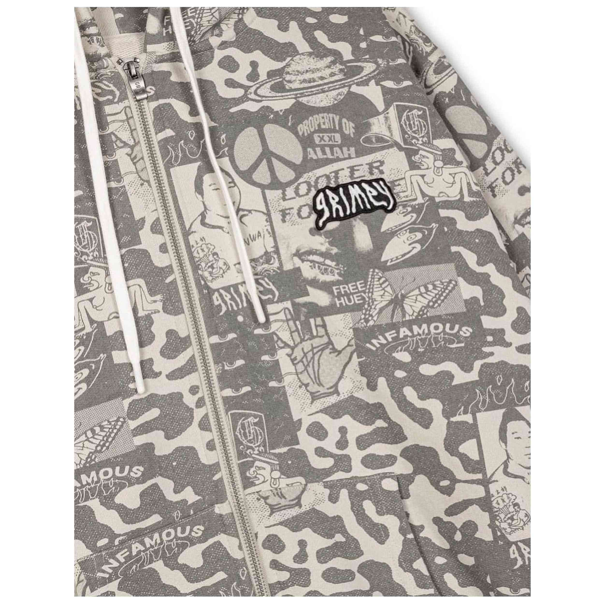 Sudadera Con Capucha Grimey Vintage