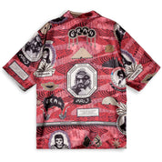 Camisa Grimey Supastar Satin Button Up Shirt