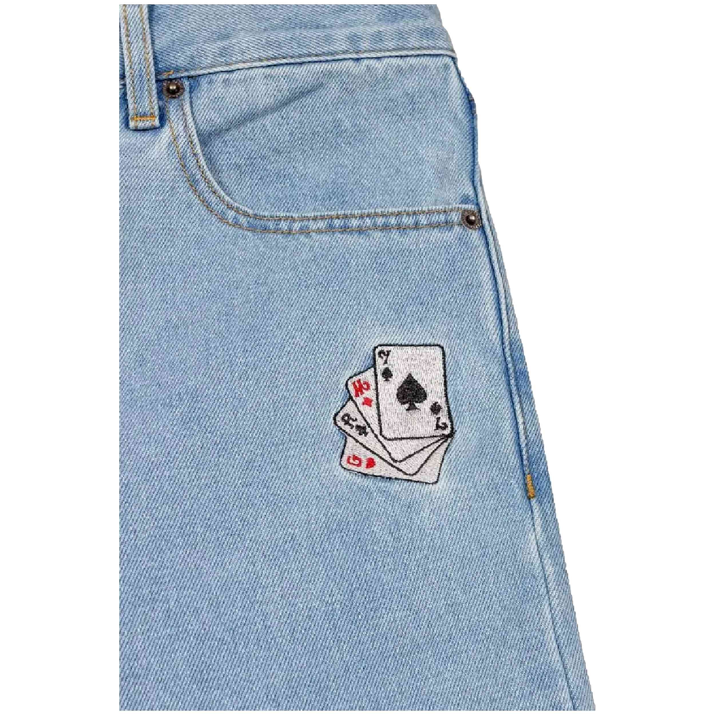 Pantalon Largo Grimey Deeper Regular Denim Washed