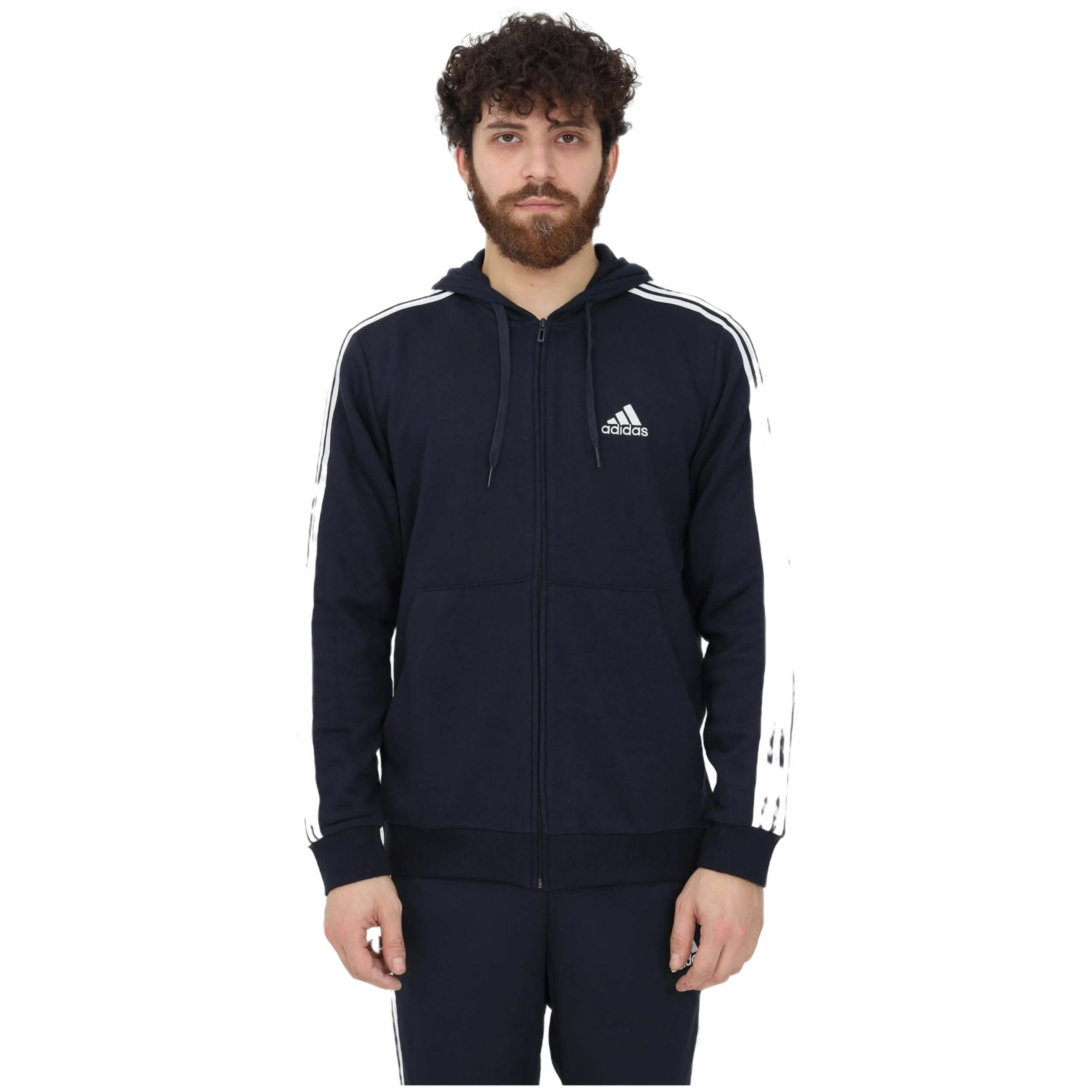 Adidas M 3S Ft Fz Hd Jacket