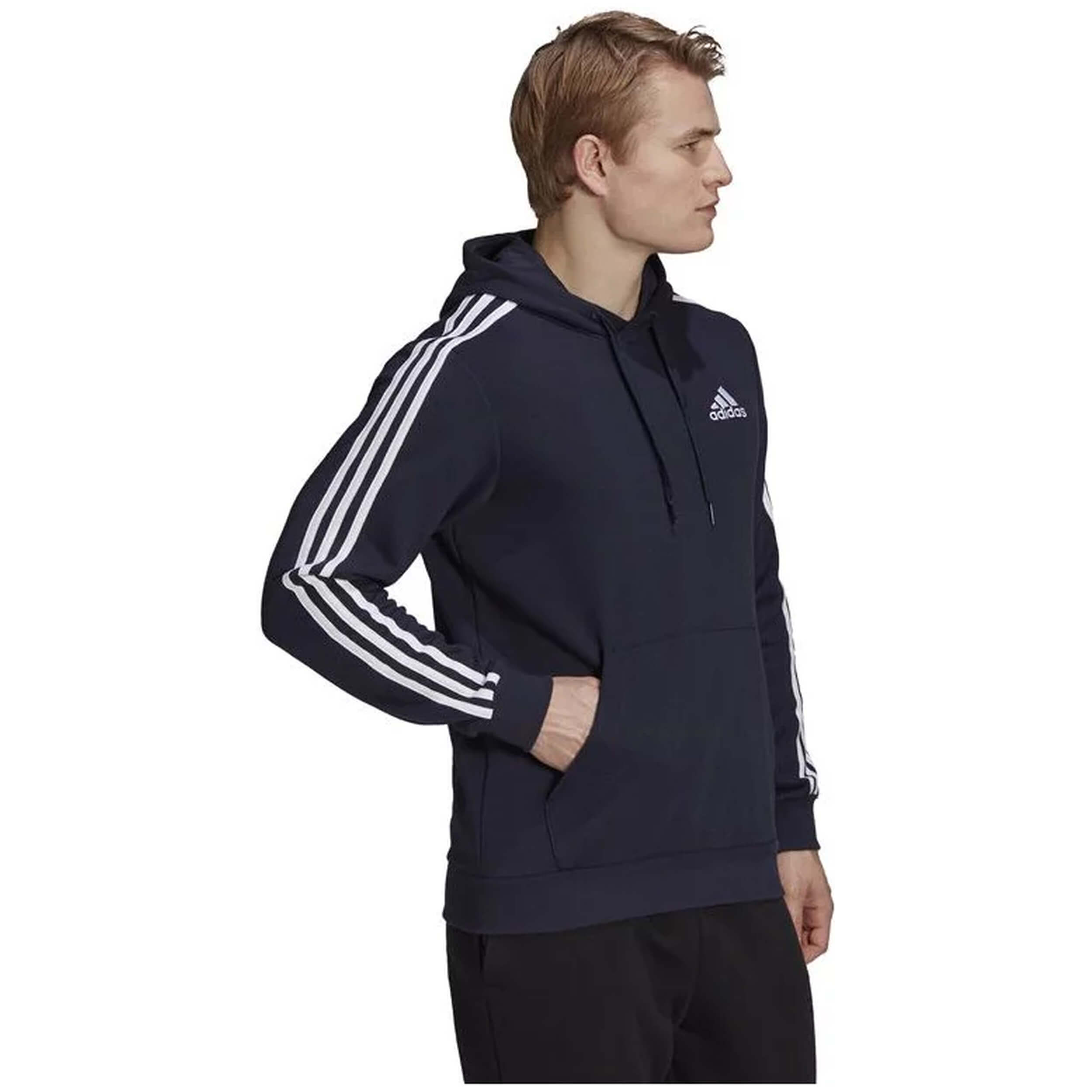 Sudadera Con Capucha Adidas Essentials 3 Tiras