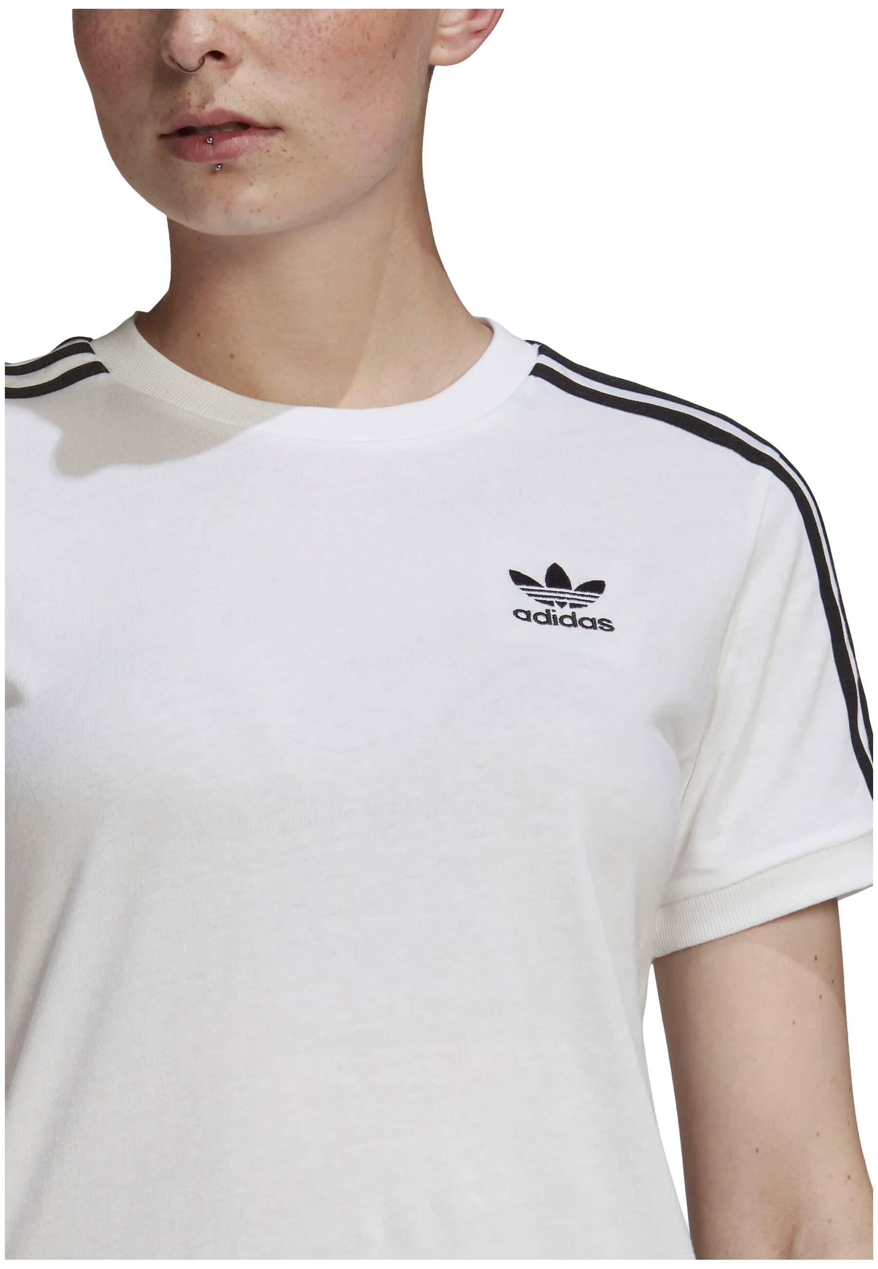 Adidas 3 Stripes Short Sleeve T-Shirt Tee