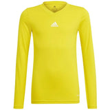 Camiseta De Manga Larga Adidas Team Base "Team Yellow"