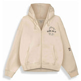 Sudadera Con Capucha Grimey Wild One Zipper "Cream"