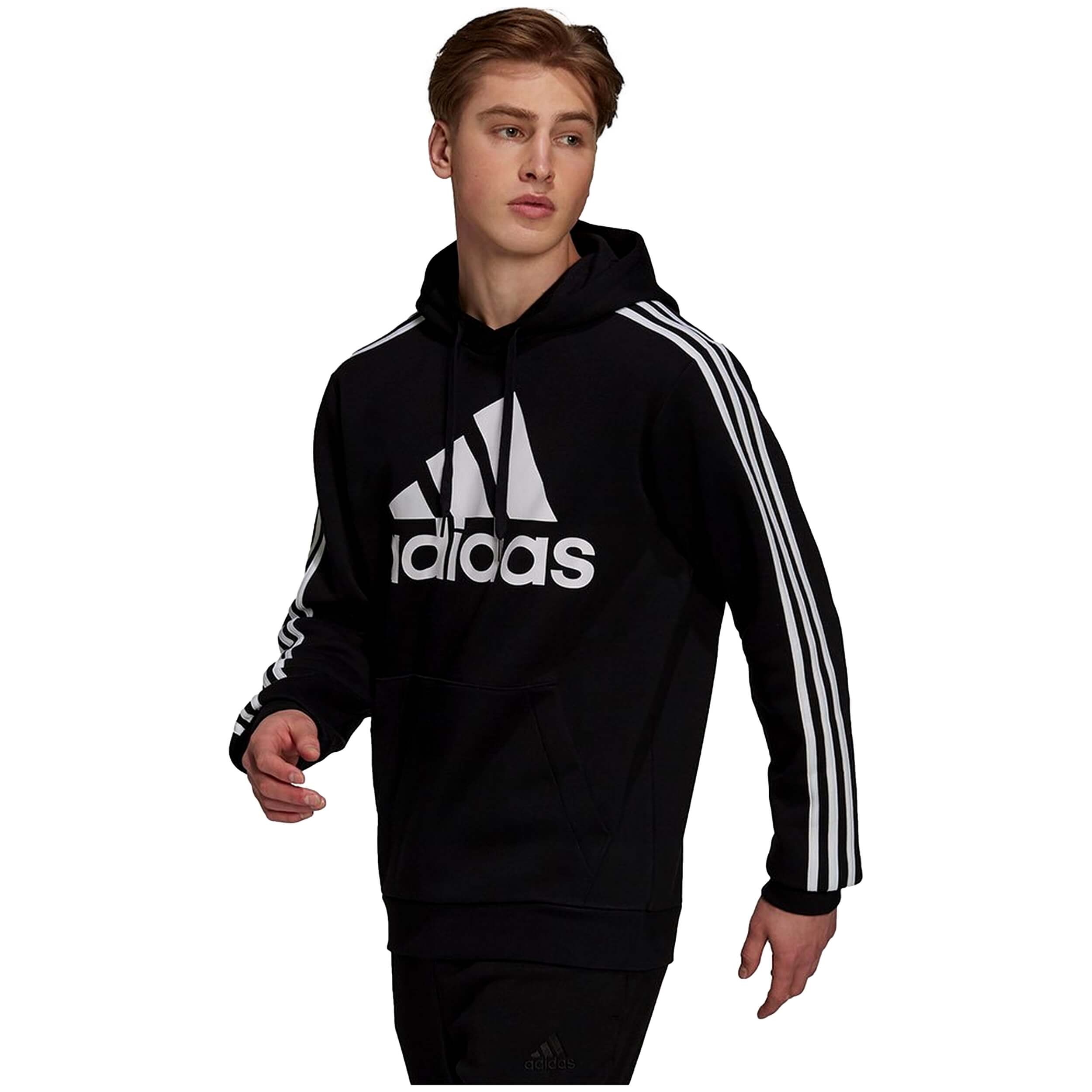 Sudadera Con Capucha Adidas Essentials Fleece 3-Stripes Logo Hoodie