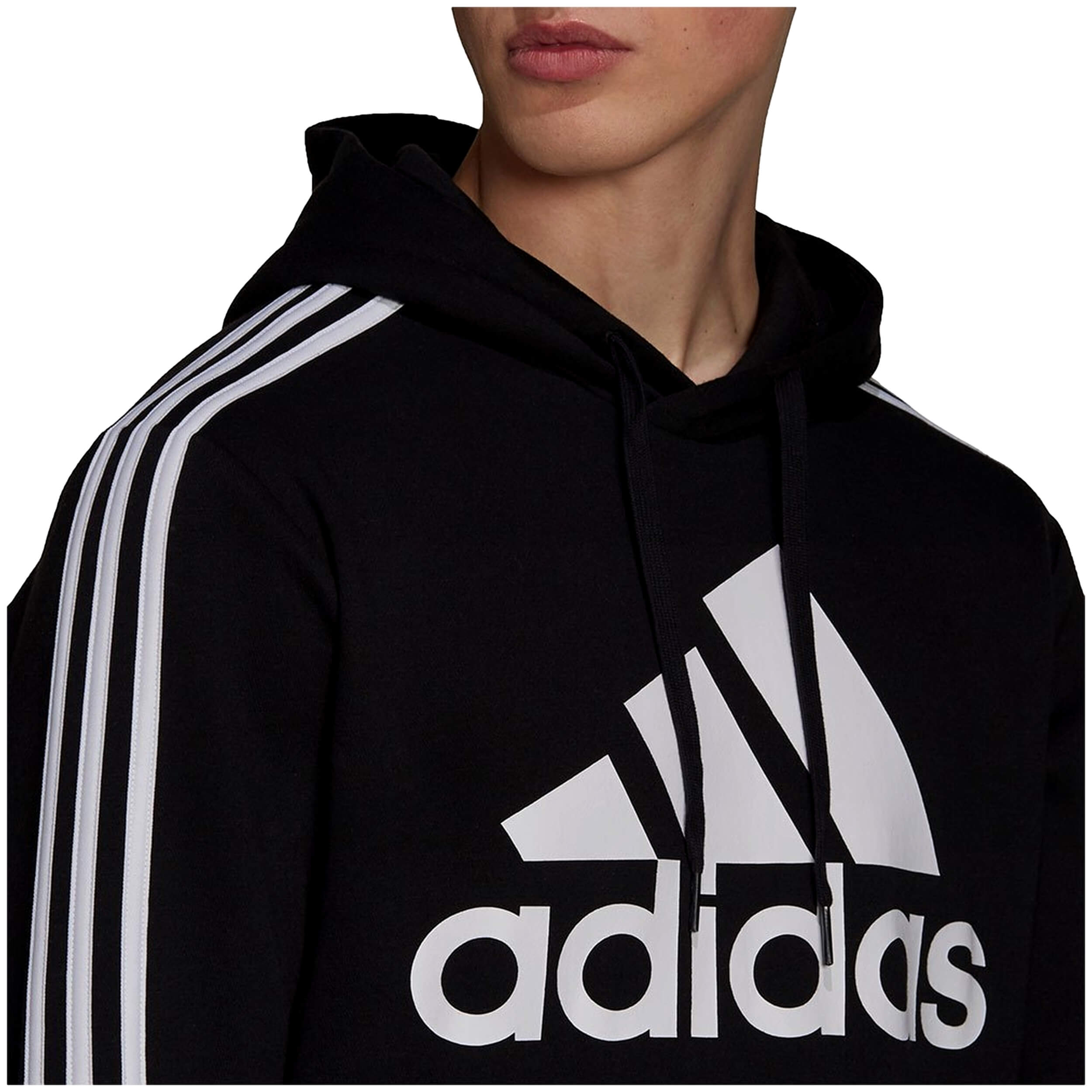 Sudadera Con Capucha Adidas Essentials Fleece 3-Stripes Logo Hoodie