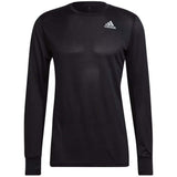 Camiseta De Manga Larga Adidas Own The Run "Black / Reflective Silver"