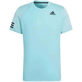Camiseta De Manga Corta Adidas Club 3 Stripes Men'S Padel T-Shirt