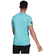 Camiseta De Manga Corta Adidas Club 3 Stripes Men'S Padel T-Shirt